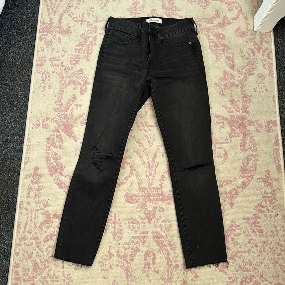 Madwell high rise black jeans